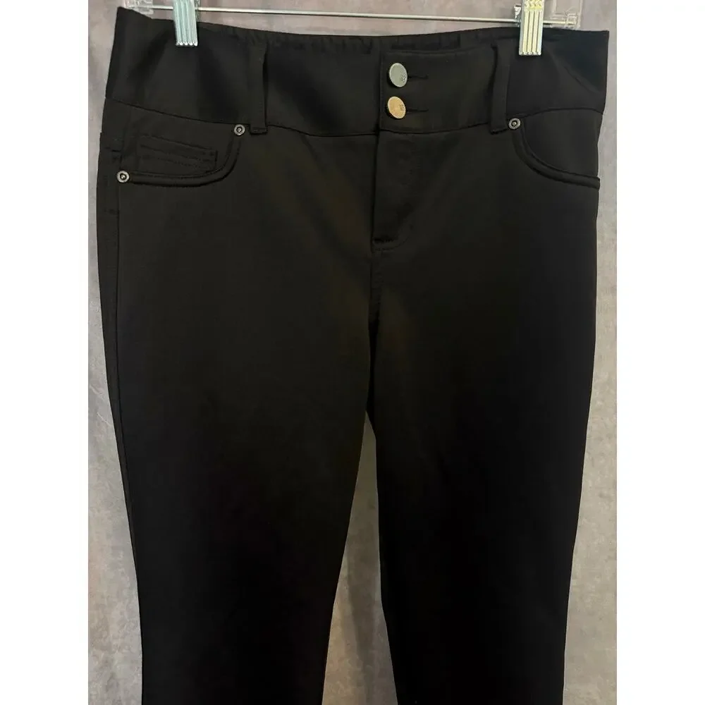 NY&C Tailored Stretch Dress Pants Trousers Satin Style New York & Company - Picture 3 of 9